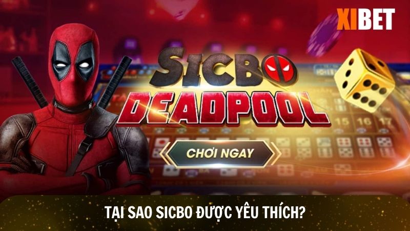 Sicbo là game hàng đầu được lựa chọn hiện nay