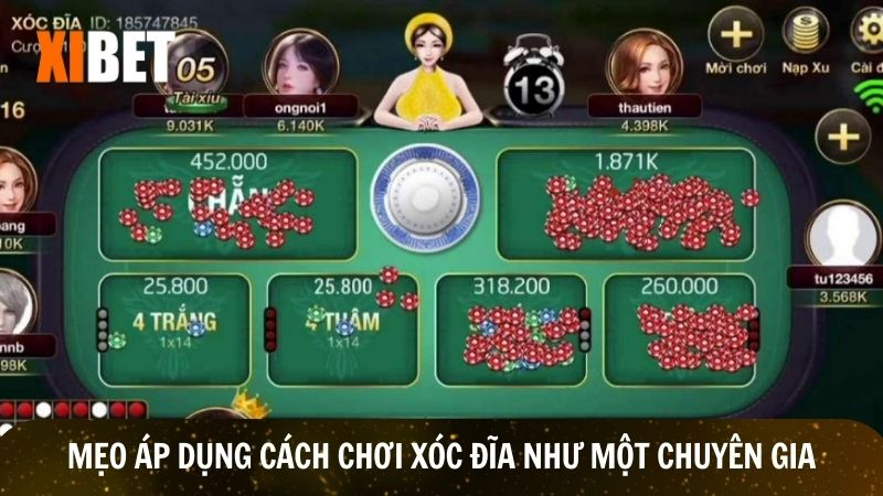 Cách chơi xóc đĩa chuẩn từ các chuyên gia cờ bạc